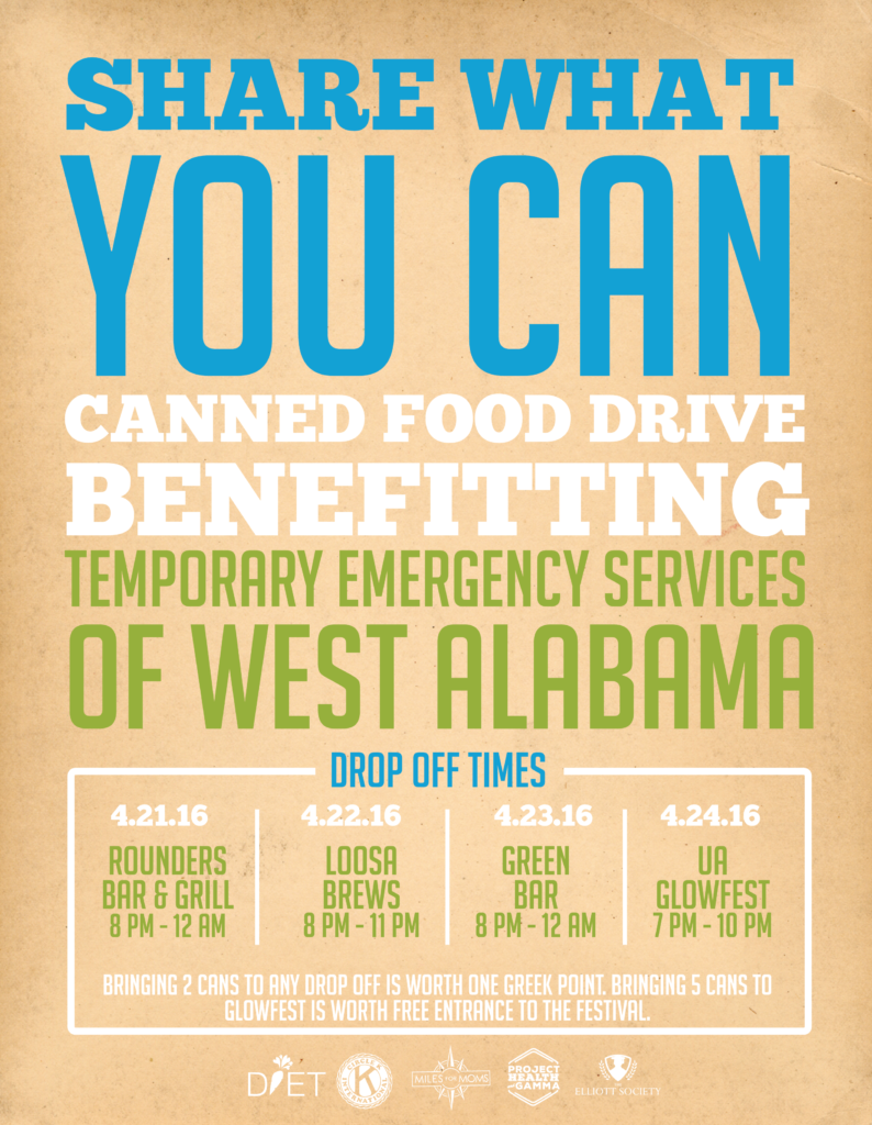 Canned Food Drive Flyer